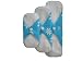 FuzziBunz Mother of Eden Cloth Menstrual Comfort Pads 3 Pack Combo - Blue Daisy