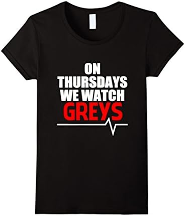 Women's Grey Anatomy T-Shirt - On thursdays we watch grey XL Black