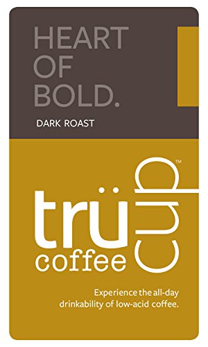 trücup low-acid coffee - Heart of Bold, Dark Roast - Drip Grind, 12 oz. Bag