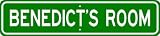 BENEDICT ROOM SIGN - Personalized Gift Boy or Girl, Aluminum