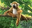 SQUIRREL MONKEY PLUSH PUPPET