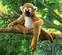 SQUIRREL MONKEY PLUSH PUPPET
