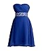 Fashion Plaza Chiffon Bridesmaid Dresses Short Strapless D0123