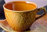 Review Royal Winton  / Royal Winton Grimwades New Majolica Leaf Cup and Saucer