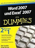 Word 2007 und Excel 2007 für Dummies: Sonderausgabe: Sonderausgabe / 2 Bücher in 1 (Fur Dummies)