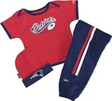 New England Patriots 6-9 Month Home Team 4 Piece Gift Set