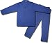 John Ashford Men's Long-sleeve, long-leg Coat-style Broadcloth Pajamas