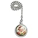 GRAPHICS & MORE Christmas Holiday Festive Jolly Santa Claus Ceiling Fan and Light Pull Chain