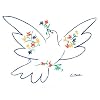 Pablo Picasso Dove Of Peace - Blue Poster Art - 22x28 Art Poster Print by Pablo Picasso, 28x22 Art Poster Print by Pablo Picasso, 28x22