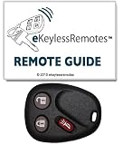 2003-2006 Chevy Silverado Keyless Entry Remote Fob Clicker With Free Do-It-Yourself Programming and Free eKeylessRemotes Guide