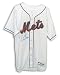 Autographed Ty Wigginton New York Mets White Majestic Authentic Jersey Inscribed 1st HR 8/4/02