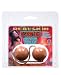 Soft, naked tan skin Coated, weighted balls non-peel with a washable retrieval cord