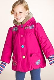 Autograph Shower Resistant Padded Jacket with Mittens