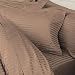 Stripes Taupe 300 Thread Count Twin Extra Long size Sheet Set 100 % Egyptian Cotton 3pc Bed Sheet set (Deep Pocket)XL Twin By sheetsnthings