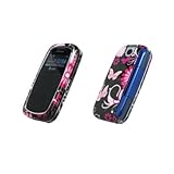 Premium Black with Pink Buterflies and Flowers Design Snap-On Cover Hard Ca ....