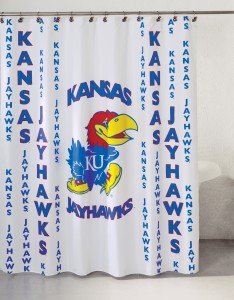Kansas Jayhawks Shower Curtain