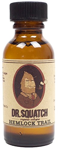 Dr. Squatch - Hemlock Trail Cologne - All Natural Men's Colonge with Spruce and Patchouli Oils