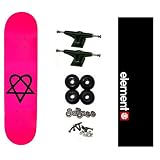 Bam Heartagram Pro HIM 7.75 Skateboard Complete w/ Element Grip