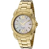 Invicta Women's 0460 Angel Collection 18k Gold-Plated Stainless Steel Mother-of-Pearl Watch