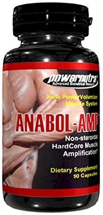 New You Vitamins Anabol-Amp Hardcore Muscle Building Capsules - Bottle of 90 by New You Vitamins