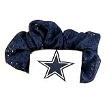 Dallas Cowboys Blue Hair Scrunchie - Hair Twist - Ponytail Holder