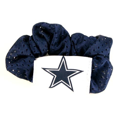 Dallas Cowboys Blue Hair Scrunchie - Hair Twist - Ponytail Holder