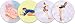 CounterArt Pin-up Girls Absorbent Coasters, Assorted, Set of 4