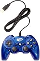 Madcatz Blue Wired Six-Axis Gamepad Controller (PS3)