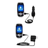 Essential Kit for the Helio HERO - includes Car and Wall Charger with Rapid Charge Technology - Gomadic Brand w/ TipExchange Technology
