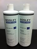 BOSLEY BOS REVIVE Shampoo and Conditioner Set Liter 33.8 oz Visible Thining Non Color Treated hair