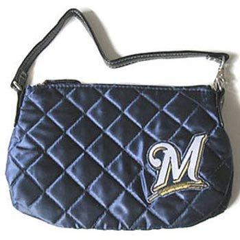 Milwaukee Brewers Quilted Wristlet Purse