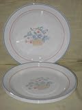 SET OF 4 - Vintage 1988-1993 Corning Corelle COUNTRY CORNFLOWER Pattern 10 Inch Dinner Plate (retired)