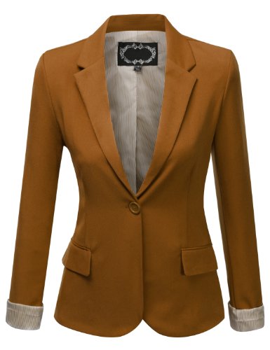 J.TOMSON Womens Boyfriend Blazer
