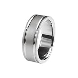 SilberDream Titan Herren Ring Unisex Fingerring f�r M�nner und Damen geeigneter Schmuck Titanring RXT441von "SilberDream"