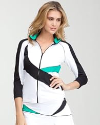 Green Tennis Colorblock Jacket - BEBE SPORT