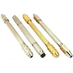 4 Double End Pin Vises Drilling Clock Repair Hand Tool