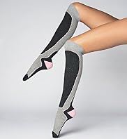 Cotton Rich Knee High Block Ski Socks Cotton Rich Knee High Block Ski Socks