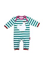 Toby Tiger Pelele Slachick (Turquesa / Blanco)