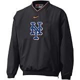 Nike - Nike New York Mets Black Staff Ace Pullover Windshirt