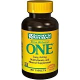 ONE - Long Acting Vitamin and Mineral Supplement, 180 Tabs, By Good'N Natural