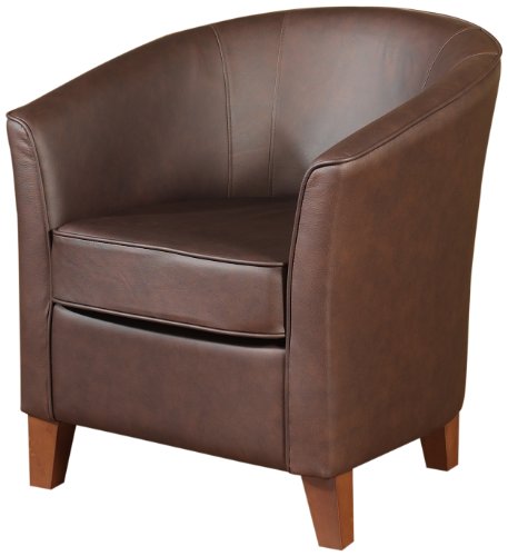 Max Winzer 27641100 Lucca Cocktailsessel echtes Leder, braun