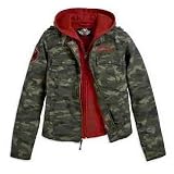 Harley Davidson WoMens Trickster 3-in-1 Jacket--LIMITED EDITION. Cotton canvas camo 3-in-1... by Harley Davidson