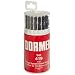 Dormer A191 High Speed Steel Jobber Length Drill Bit Set with Plastic Case, Black Oxide Finish, 118 Degree Conventional Point, Metric, 19 piece, 1.0 mm to 10.0 mm in 0.5 mm Increments