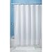 InterDesign Carlton Fabric Shower Curtain, Wide, 108 x 72, White