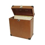 Record Carrier Case in Tan by Crosley Radio
