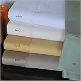 IMAGE OF Bundle-78 1200 TC Solid Sheet Set Size: Queen, Color: White