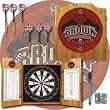 Brown University Dart Cabinet with Darts and Board