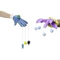 Karlie 47749 Kitty-Magic Finger Spielhandschuh, hellblau
