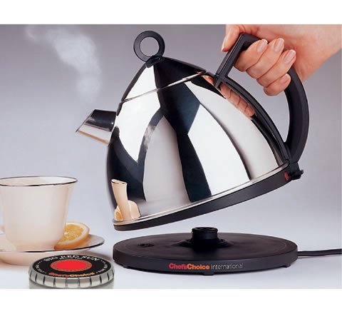 Chef s Choice Cordless Electric Teakettle with Bonus Tea Chef s Choice Cordless Electric Teakettle with Bonus Tea