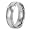 Domed Grooved High Polished Titanium Ring (7mm) - Size 6.0